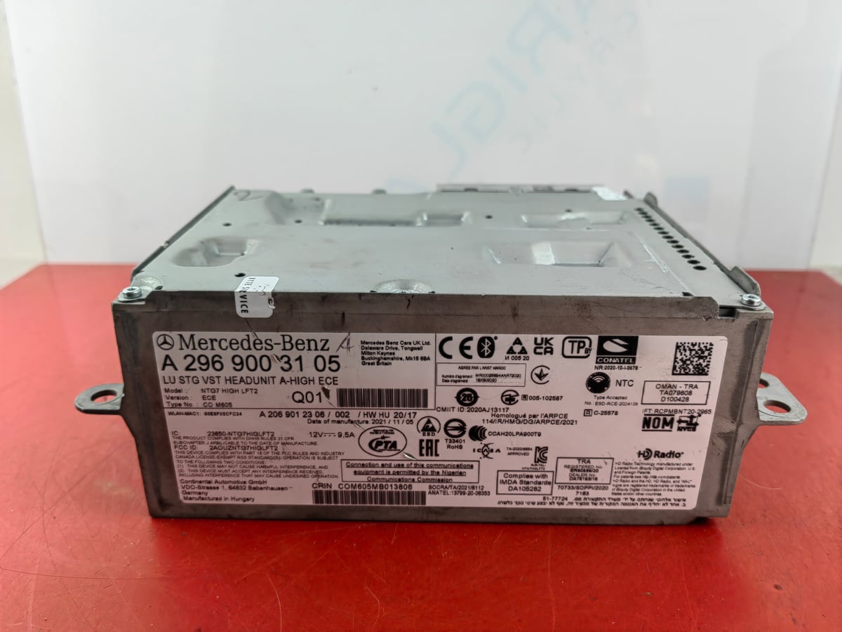 Mercedes-Benz Radio Nawigacja Multimedia NTG7 HIGH ECE A2969003105 (2)