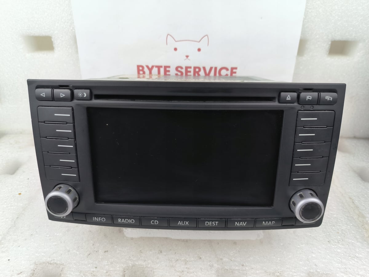 VOLKSWAGEN TOUAREG I RADIO NAWIGACJA 7L6035191H Nie działa Ekran