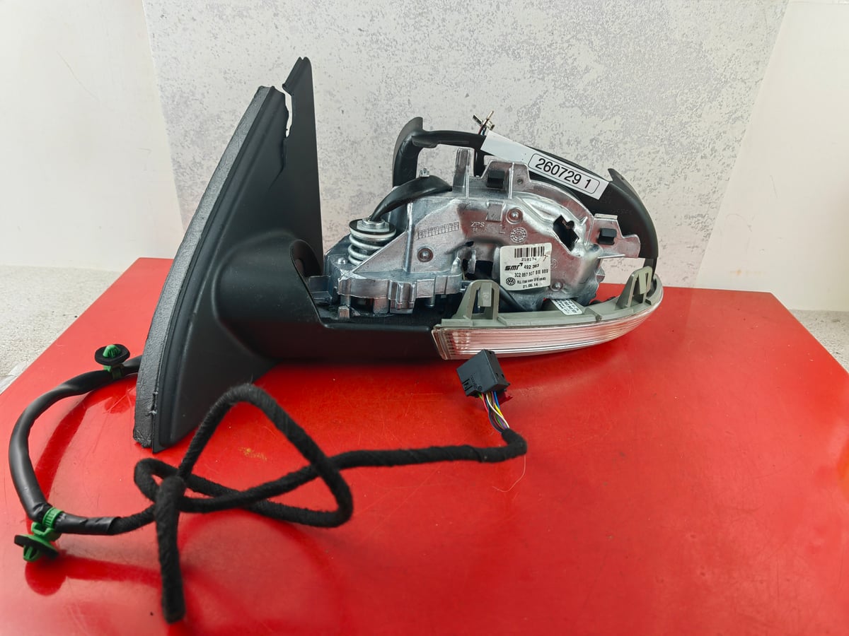 VW Passat B6 obudowa zewnętrzna lewego lusterka 3C2857507BM ID 2607291