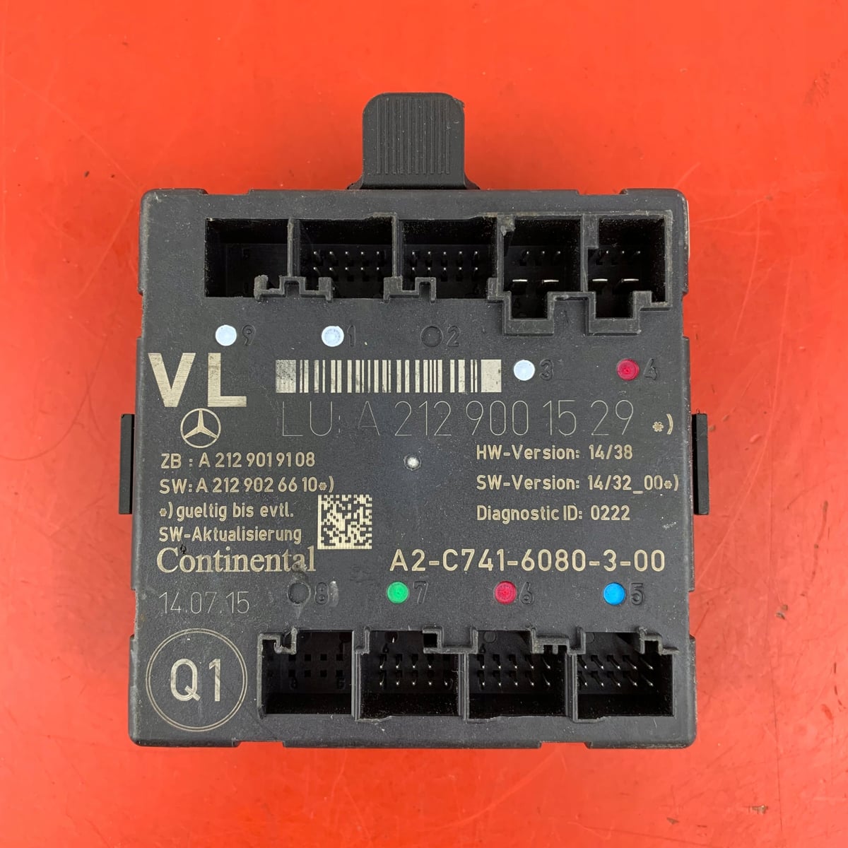 Mercedes C E W204 W207 W212 Moduł Sterownik Drzwi Przedni Lewy A2129001529