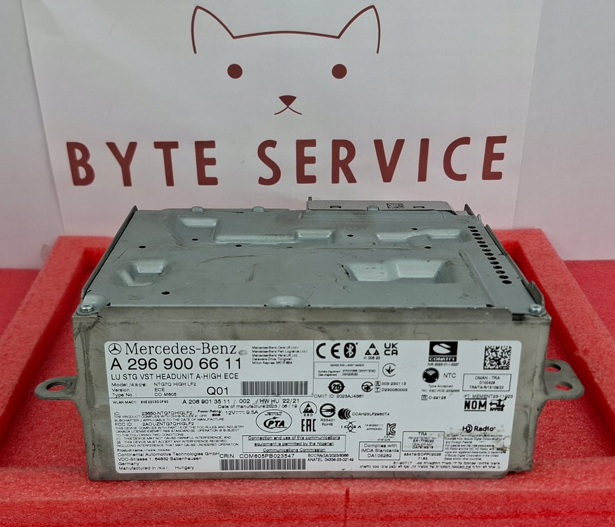 Mercedes-Benz Radio Nawigacja Multimedia NTG7 HIGH ECE A2969006611