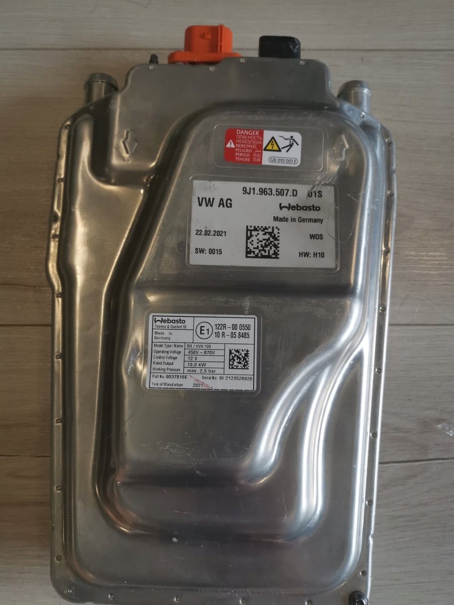 MODUŁ GRZEWCZY WEBASTO PORSCHE TAYCAN 9J1963507D