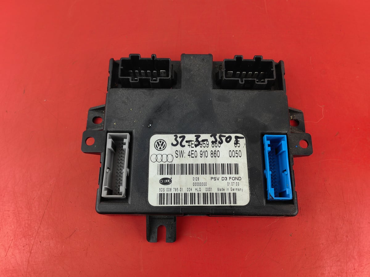 AUDI A8 D3 Moduł sterownika fotela 4E0910860