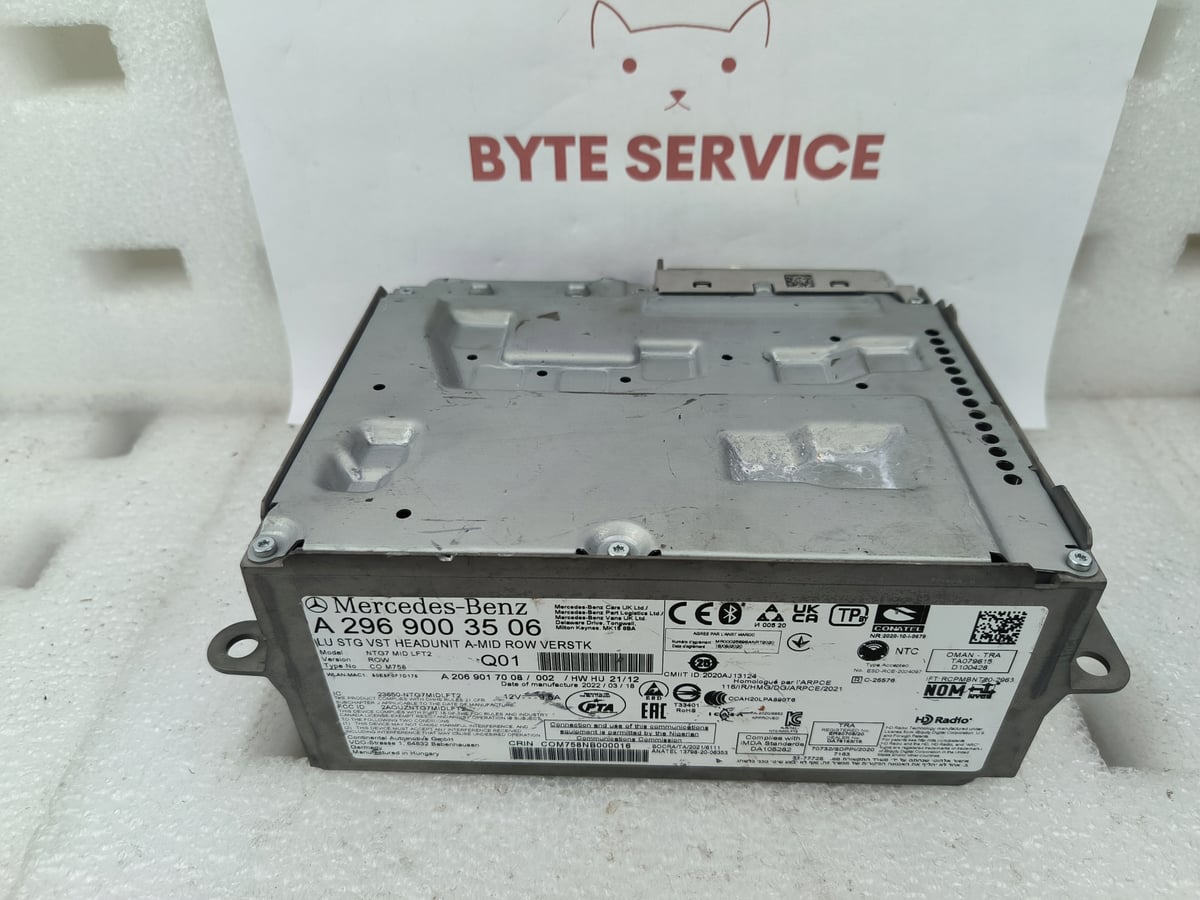 Mercedes-Benz NTG7 Nawigacja MID ROW A2969003506
