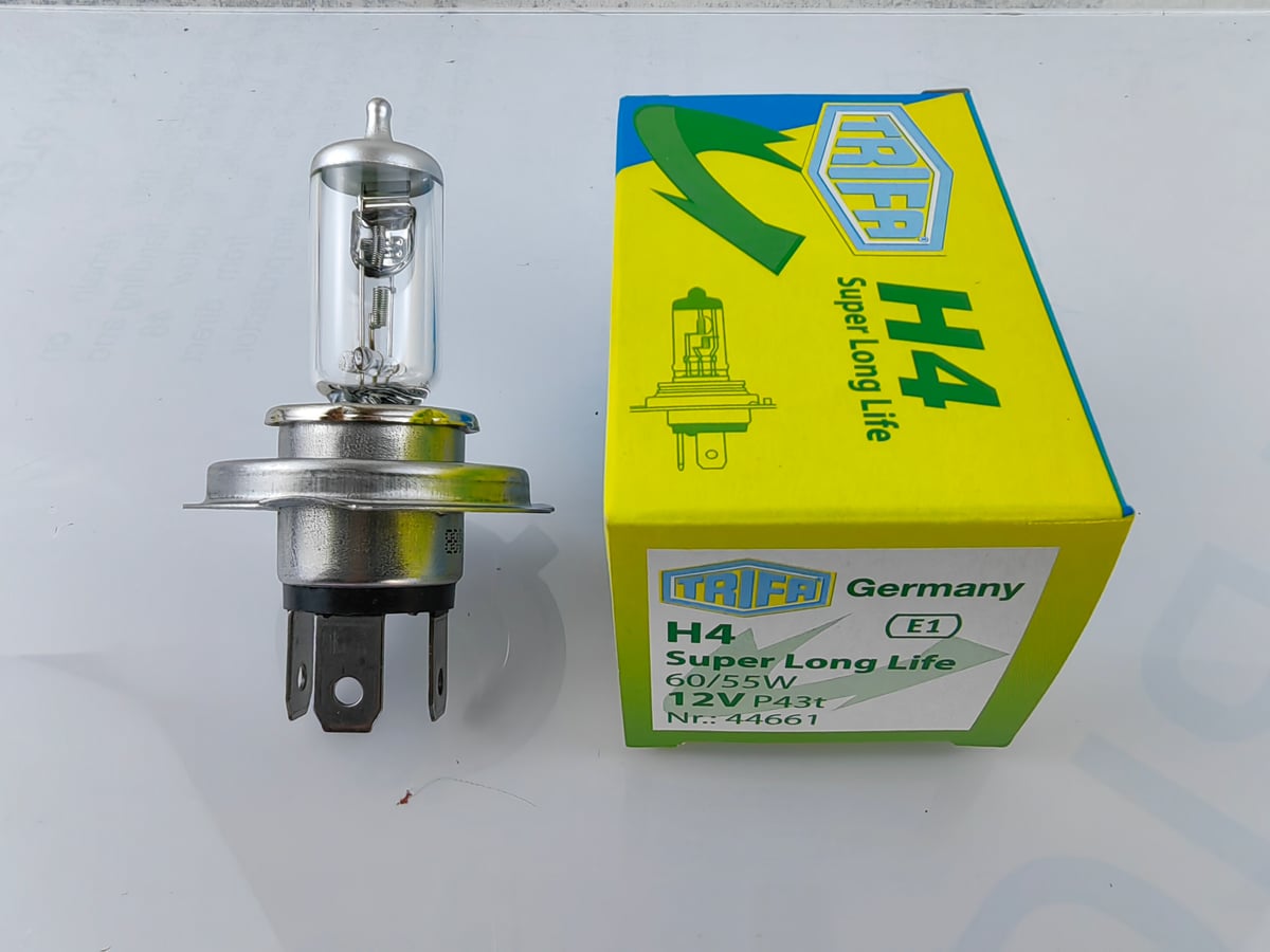 TRIFA Żarówka samochodowa SLL (Super Long Life) H4 12V 60/55W P43t 44661
