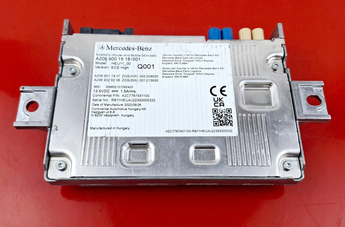 Mercedes-Benz W206 Moduł / Sterownik komunikacji A2069001518