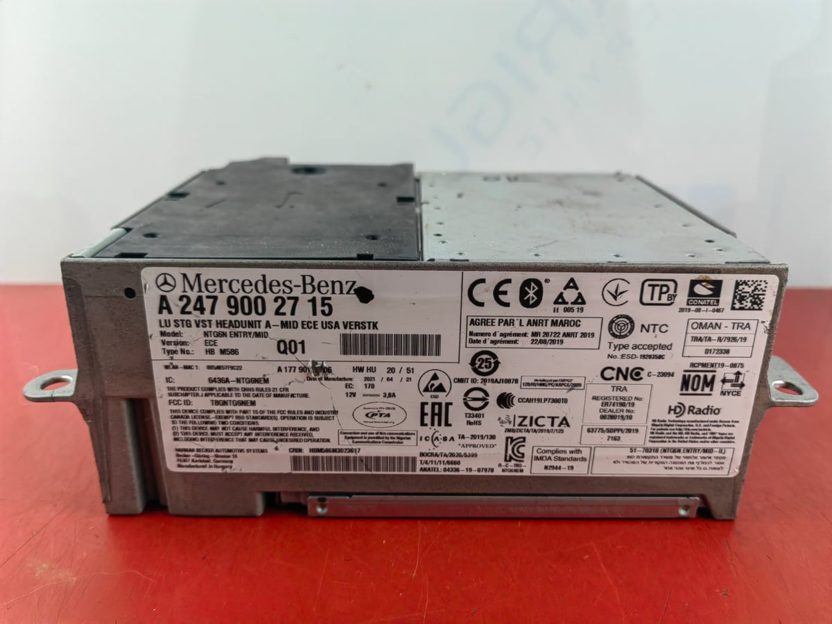 Mercedes-Benz Nawigacja Multimedia NTG6 MID ECE USA VERSTK A2479002715