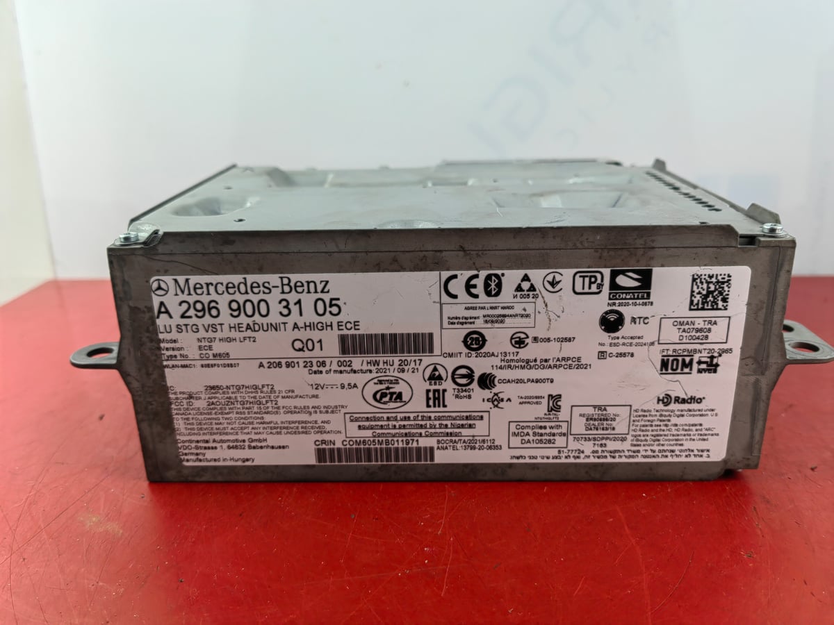 Mercedes-Benz Radio Nawigacja Multimedia NTG7 HIGH ECE A2969003105 (1)