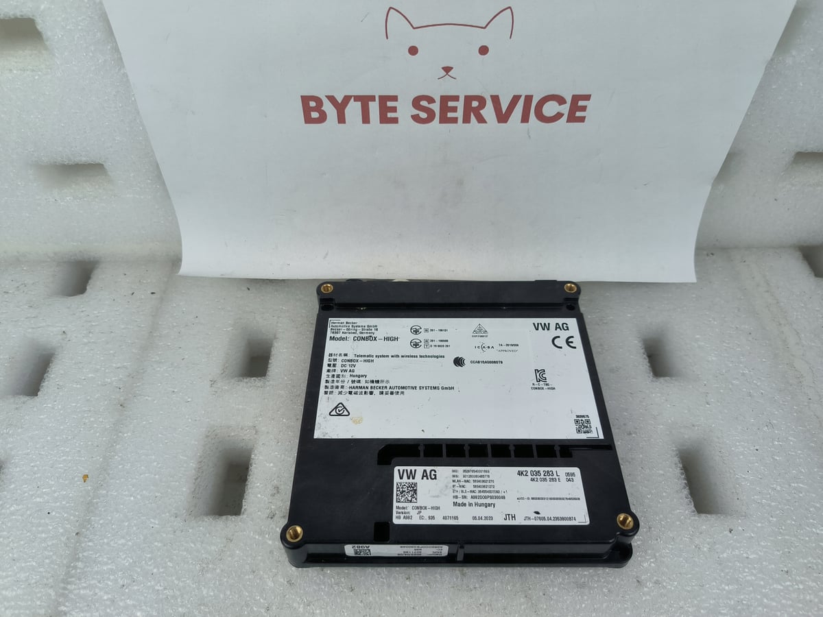 VW AG AUDI STEROWNIK WZYWANIA POMOCY SOS CON-BOX 4K2035283L