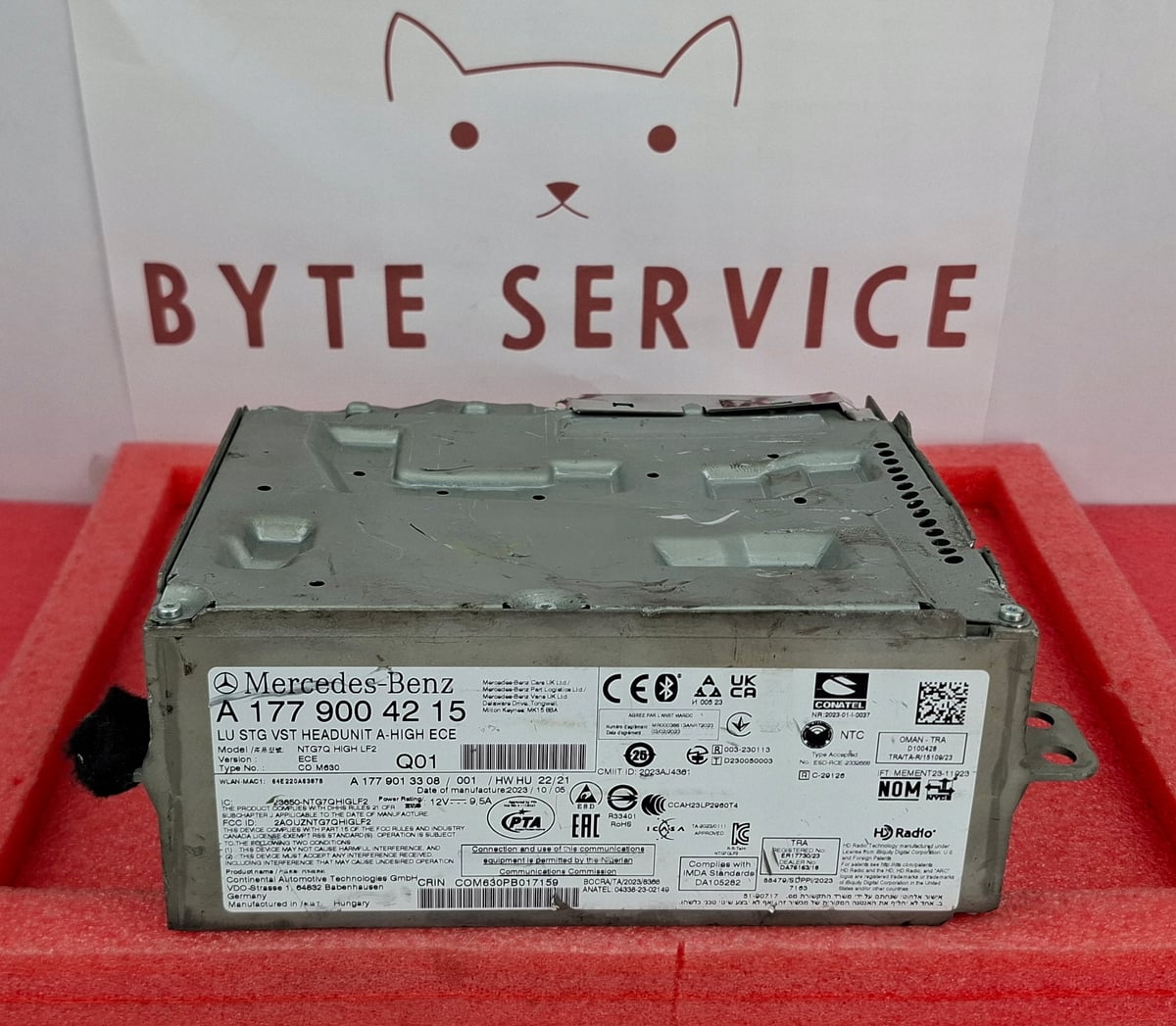 Mercedes-Benz Radio Nawigacja Multimedia NTG7 HIGH ECE A1779004215