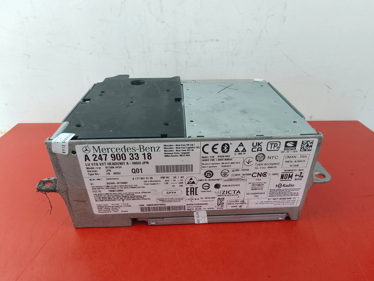 Mercedes-Benz W247 Multimedia NTG6 High JPN A2479003318 Uszkodzony