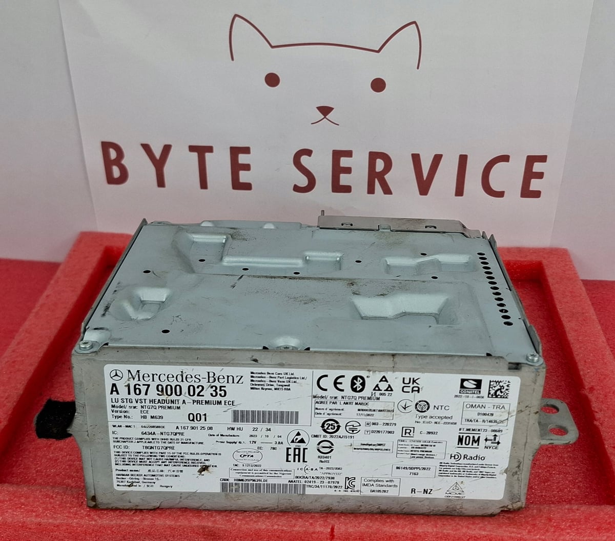 Mercedes-Benz Radio Nawigacja Multimedia NTG7 Premium ECE A1679000235