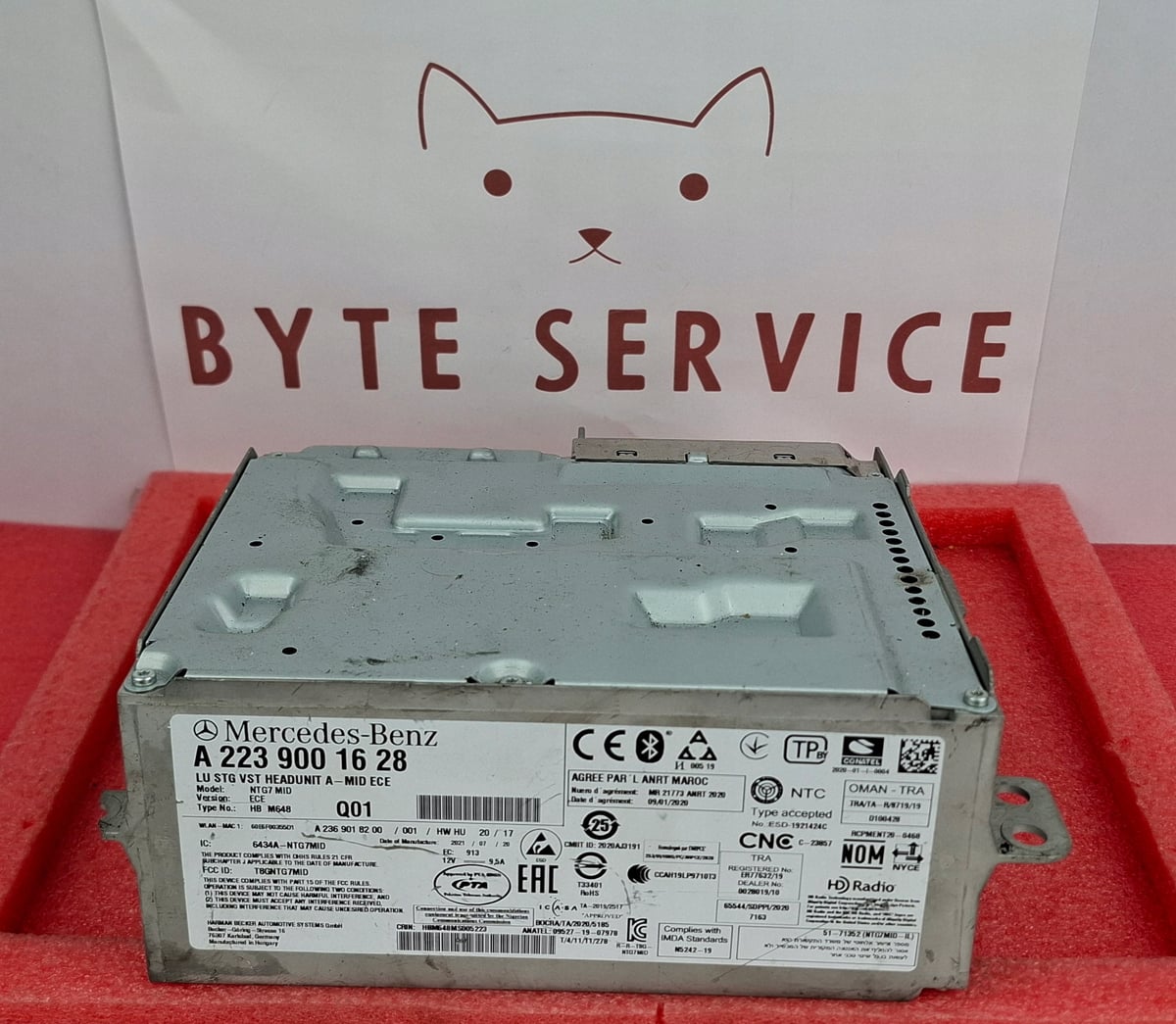 Mercedes-Benz Radio Nawigacja Multimedia NTG7 MID ECE A2239001628
