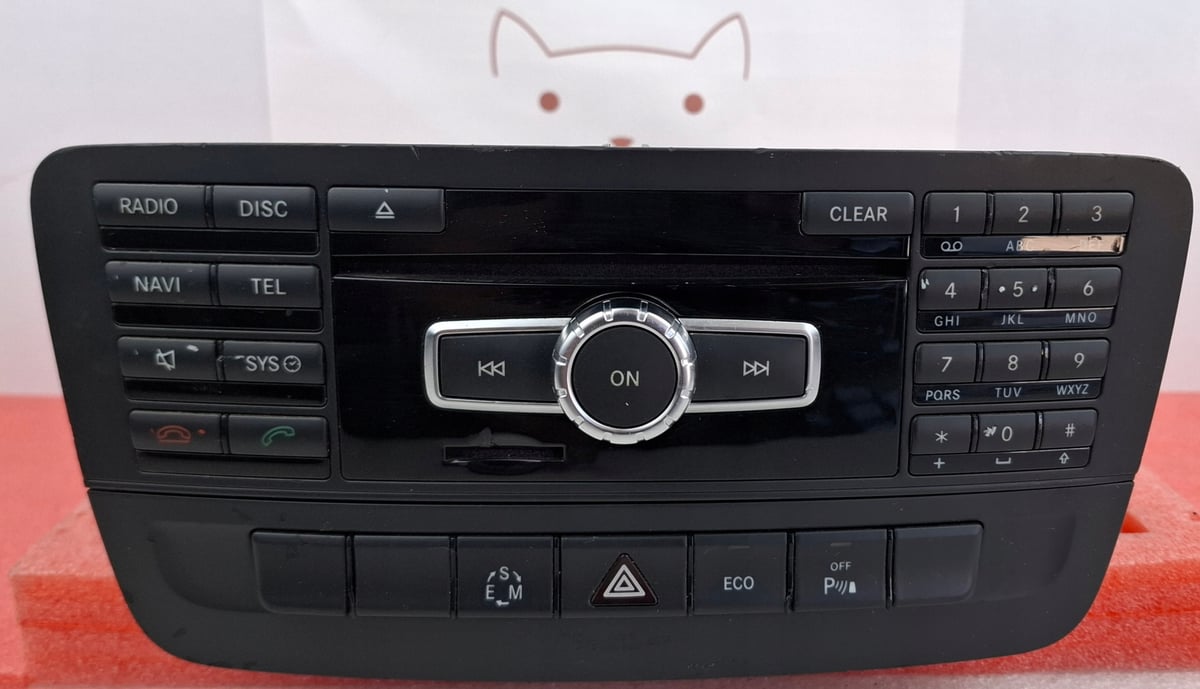 Mercedes-Benz W246 Radio Nawigacja Multimedia HIGH ECE A2469001008