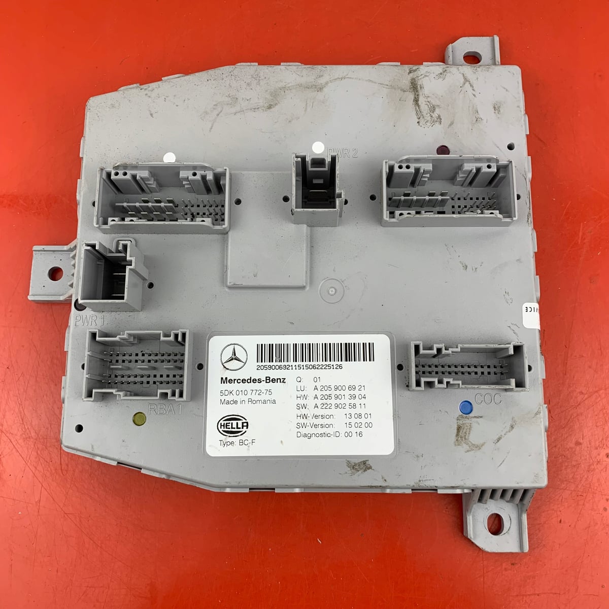 MERCEDES W205 MODUŁ STEROWNIK SAM A2059006921