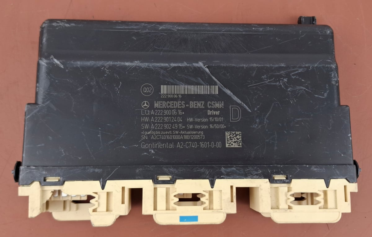 Mercedes-Benz W222 Sterownik fotela A2229000616