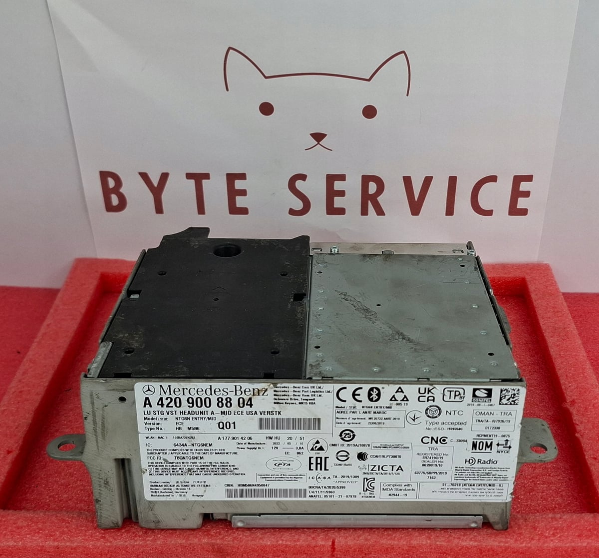 Mercedes Radio Nawigacja Multimedia NTG6 MID ECE USA VERSTK A4209008804
