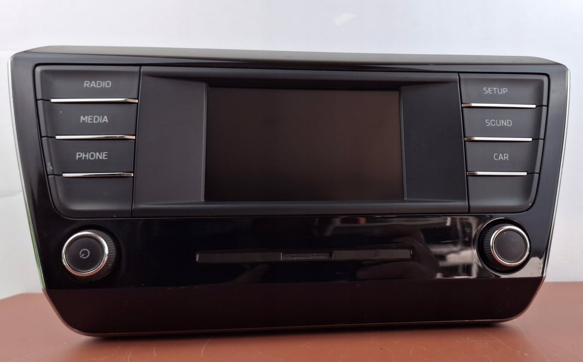 Skoda Superb Mk3 Radio Wyświetlacz Nawigacja Media MIB2 Entry 3V0035869B
