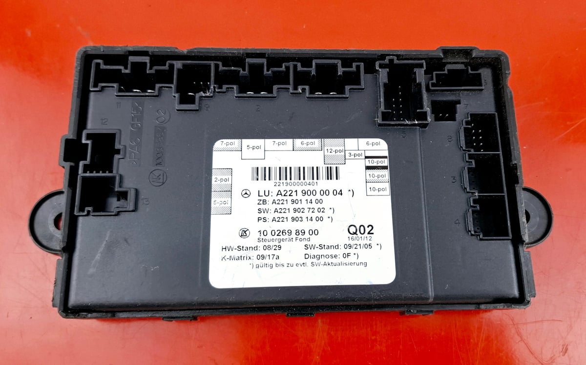 Mercedes-Benz Moduł / Sterownik drzwi Tylny A2219000004