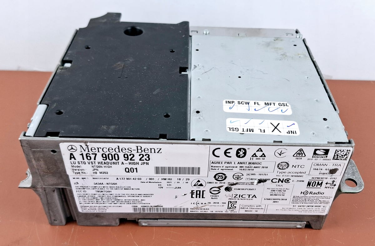 Mercedes-Benz W167 Nawigacja Multimedia NTG6 High JPN A1679009223