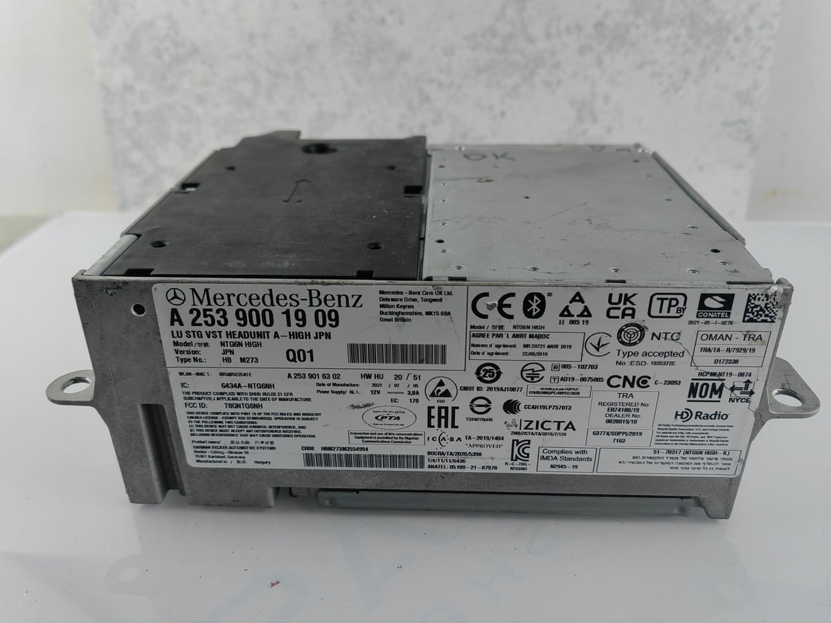 Mercedes-Benz C253 Radio Nawigacja Multimedia NTG6 HIGH JPN A2539001909 (2)