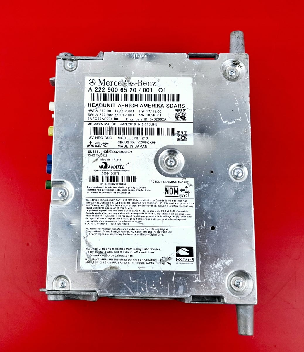 Mercedes Radio Nawigacja Multimedia NR-213 HIGH Amerika SDARS A2229006520