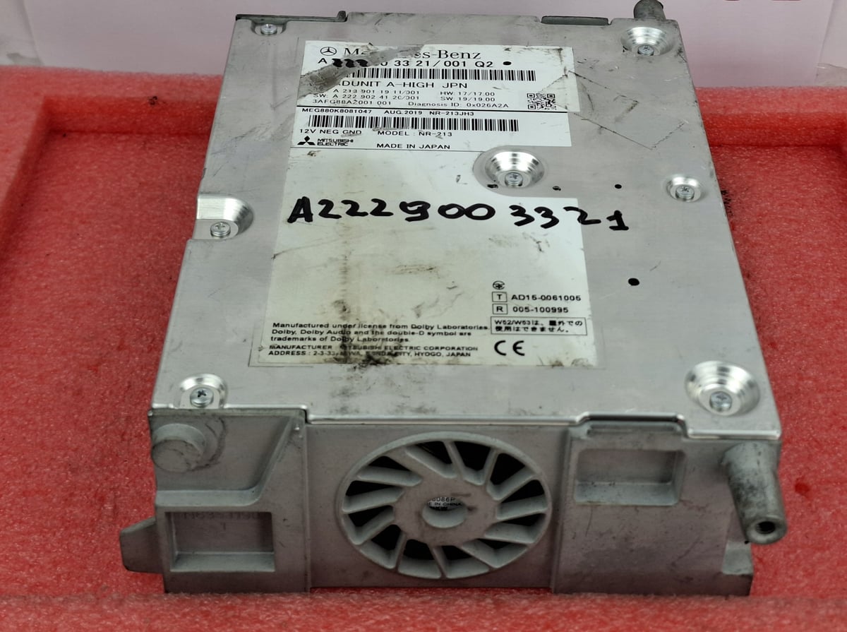 Mercedes-Benz S W222 Radio Nawigacja Multimedia NR-213 HIGH JPN A2229003321