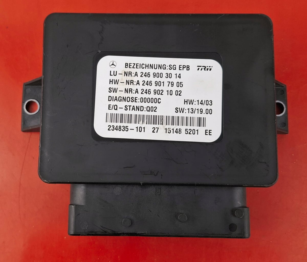 Mercedes-Benz A W176 Moduł/sterownik hamulca ręcznego A2469003014