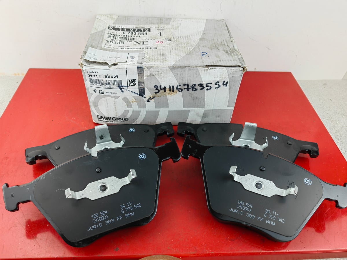 BMW X5 Klocki hamulcowe przód 34116783554 6783554