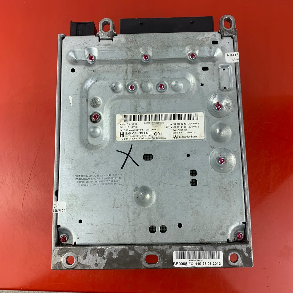 MERCEDES OE W212 WZMACNIACZ MODUŁ HARMAN A2129005213 Uszkodzony