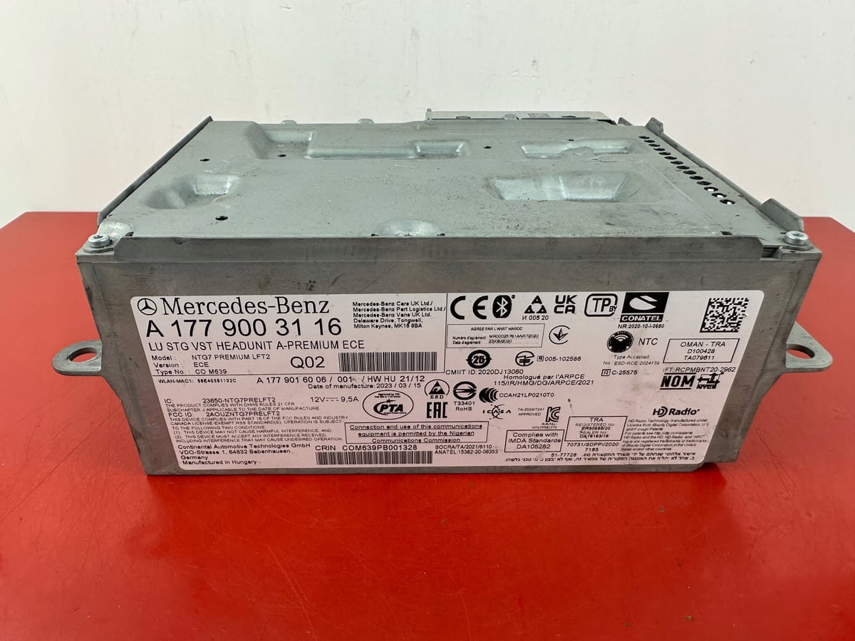Mercedes-Benz Radio Nawigacja Multimedia NTG7 PREMIUM ECE A1779003116