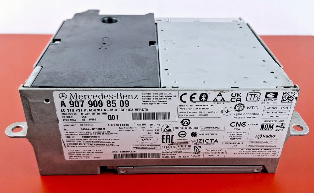 Mercedes-Benz Radio Nawigacja NTG6 MID ECE USA VERSTK A9079008509
