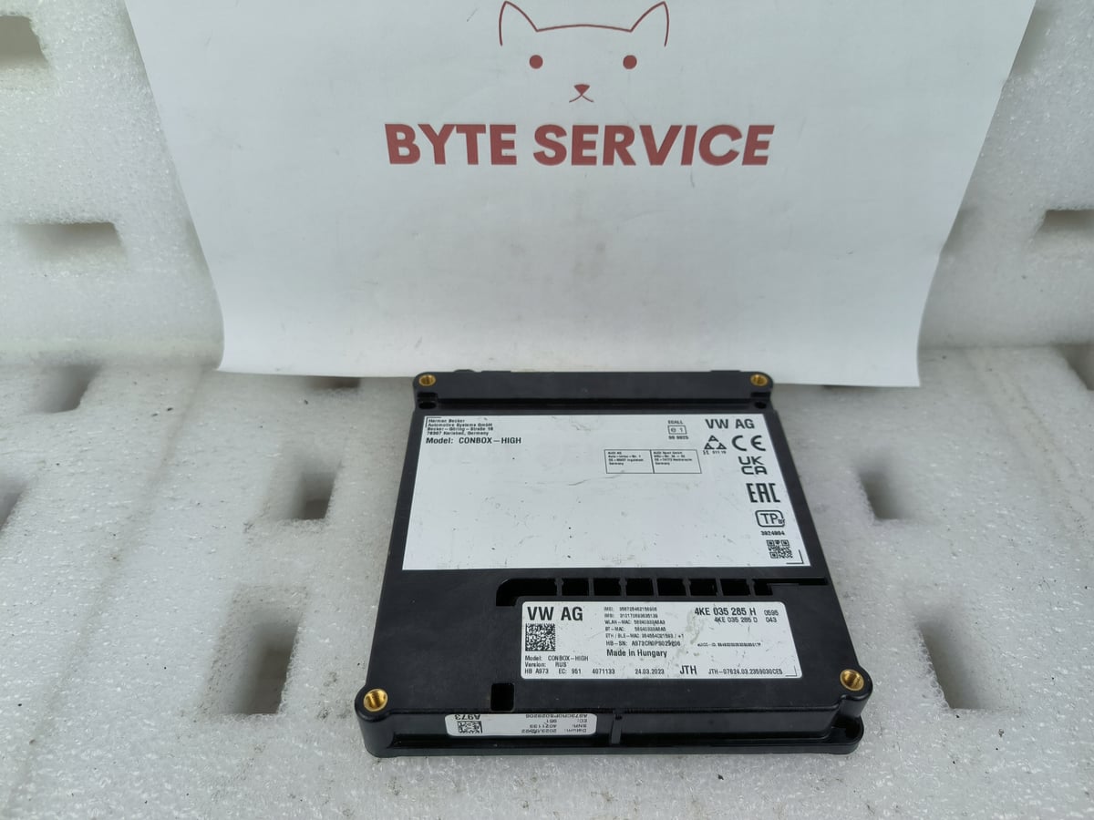 VW AG AUDI STEROWNIK WZYWANIA POMOCY SOS CON-BOX 4KE035285H