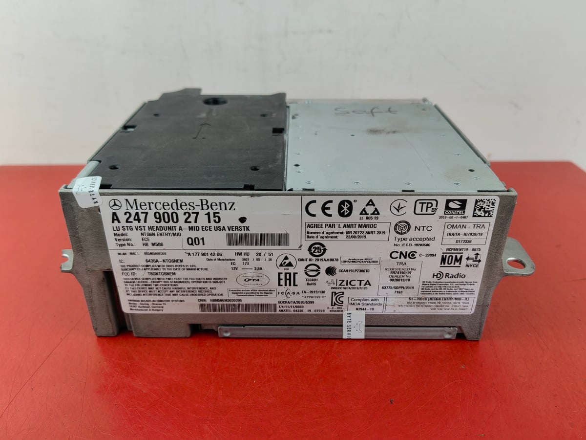 Mercedes-Benz Nawigacja Multimedia NTG6 MID ECE USA VERSTK A2479002715 Soft
