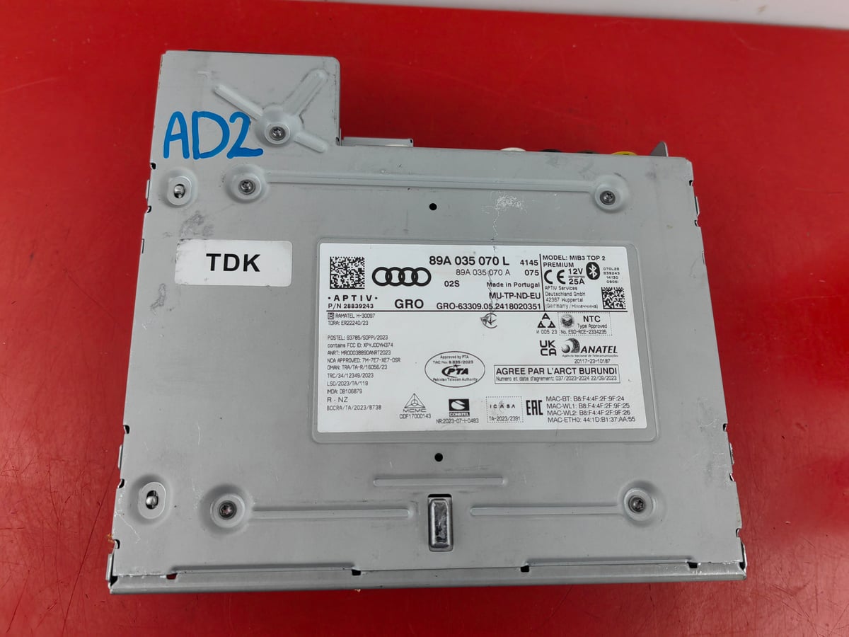 Audi Q4 e-tron Stacja multimedialna 89A035070L (AD2)