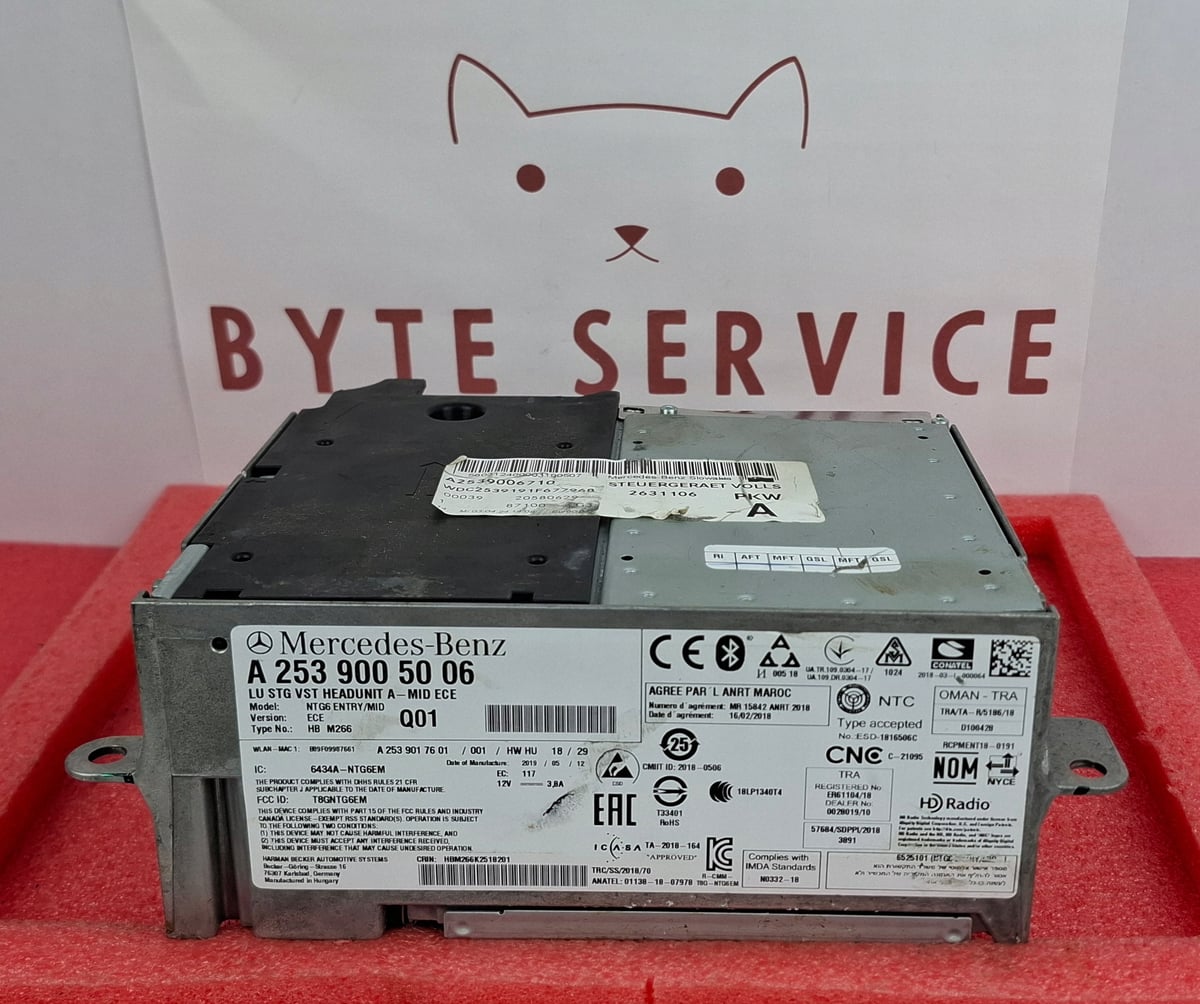 Mercedes-Benz Radio Nawigacja Multimedia NTG6 MID ECE A2539005006