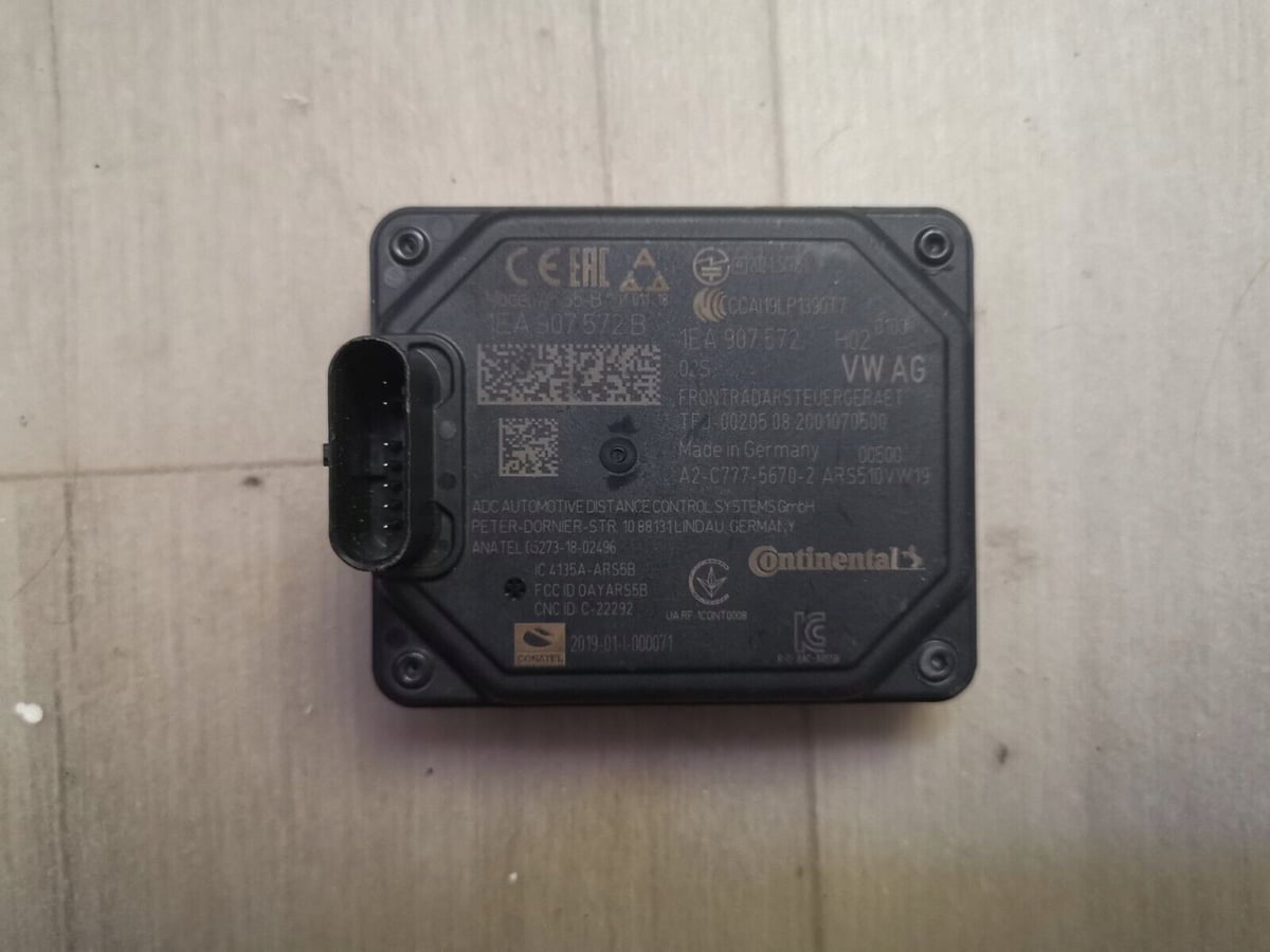 Radar sensor DISTRONIC VW AUDI SKODA 1EA907572B