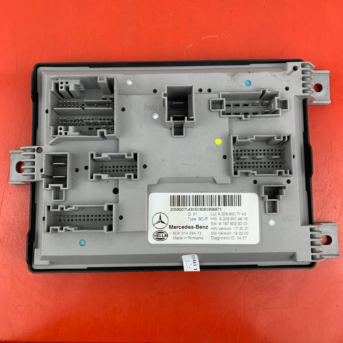 Mercedes W205 Tylny Moduł SAM Bagażnika A2059007143