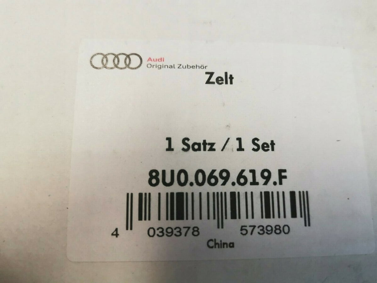 Lacznik z namiotem Audi Q2 8U0069619F