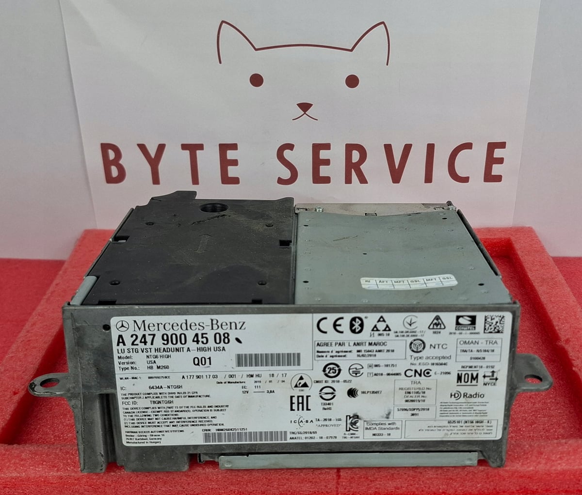 Mercedes-Benz Nawigacja Multimedia NTG6 High USA A2479004508