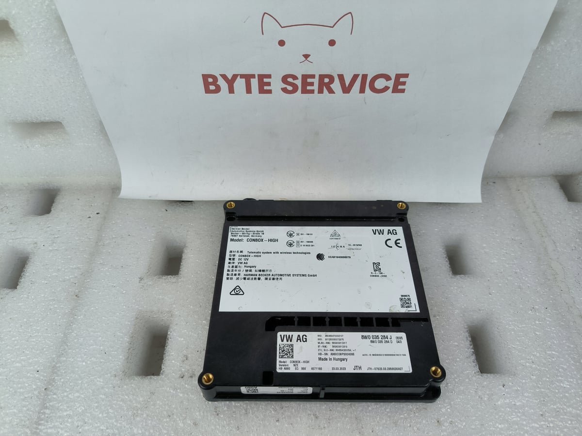VW AG AUDI STEROWNIK WZYWANIA POMOCY SOS CON-BOX 8W0035284J