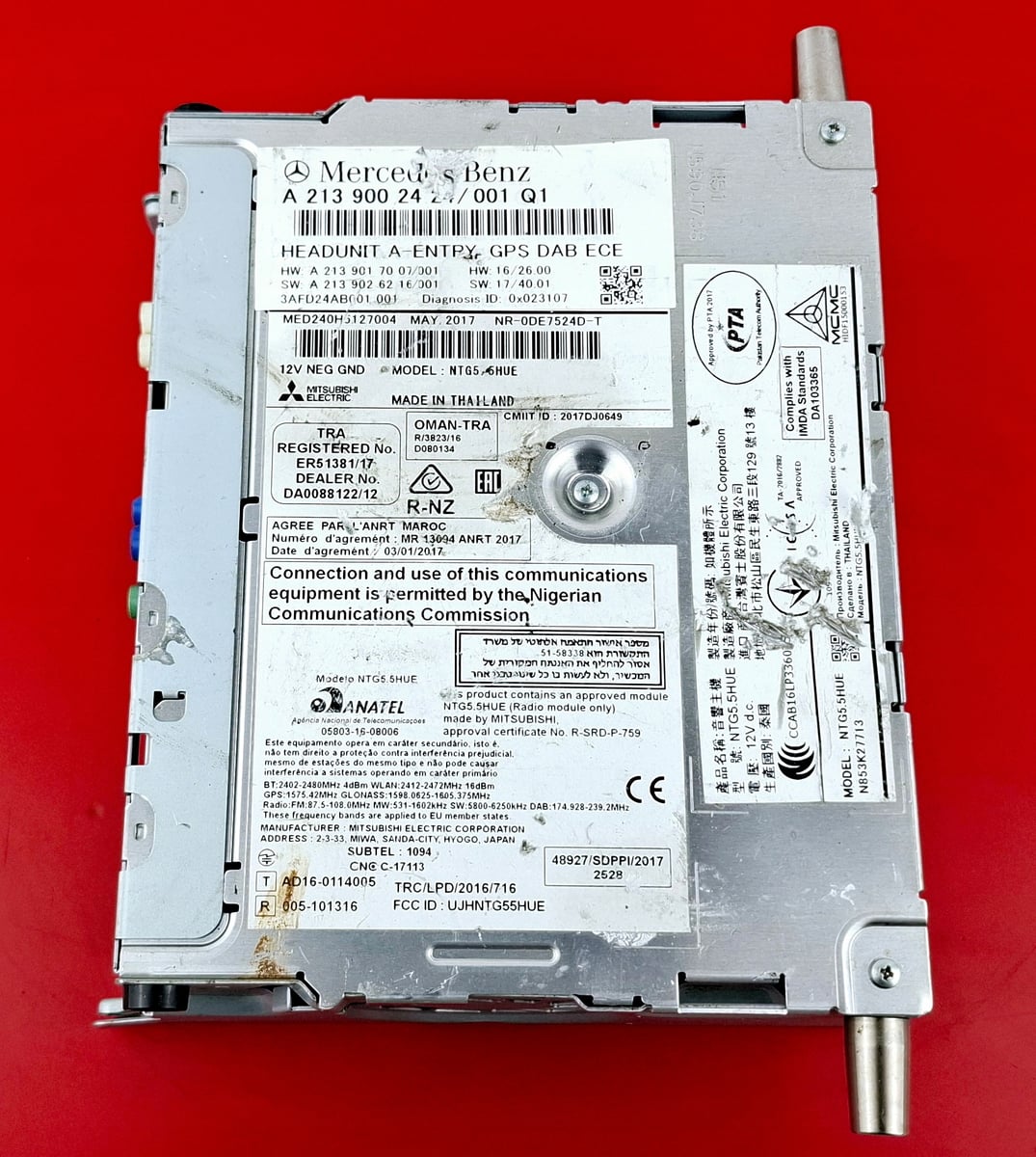 Mercedes-Benz W213 Stacja multimedialna NTG5 Entry GPS DAB ECE A2139002424