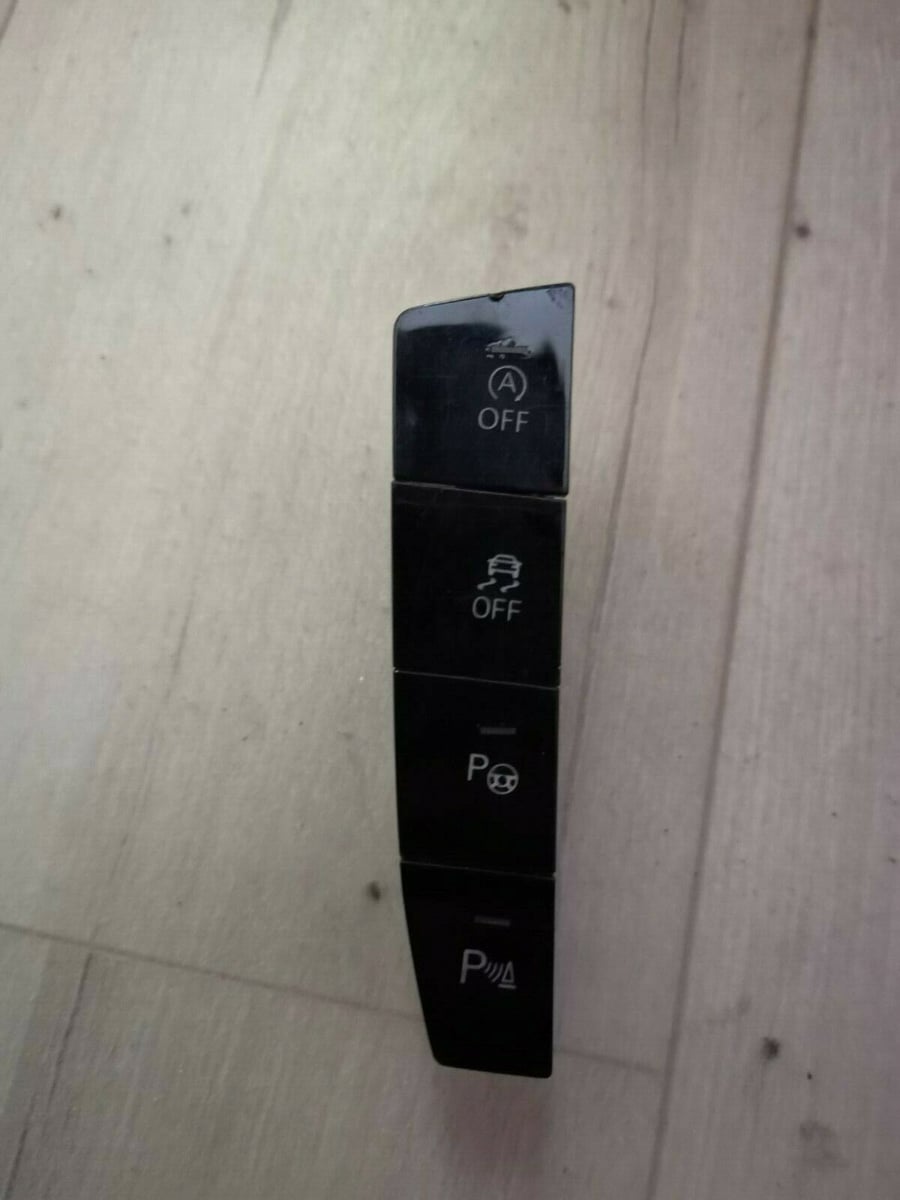VW TOUAREG III PANEL PRZEŁĄCZNIKÓW 761927217