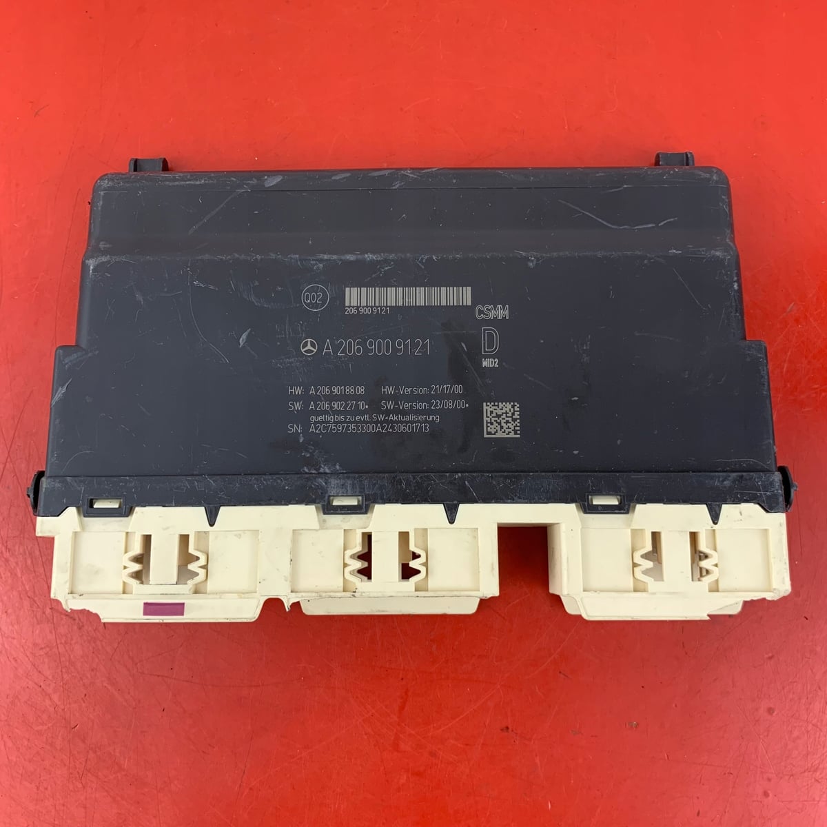 MERCEDES W254 MODUŁ STEROWNIK FOTELA A2069009121