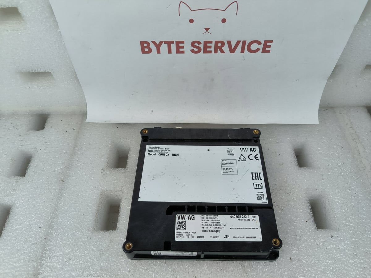 VW AG AUDI A4 S4 B9 8W STEROWNIK WZYWANIA POMOCY SOS CON-BOX 4N0035282E