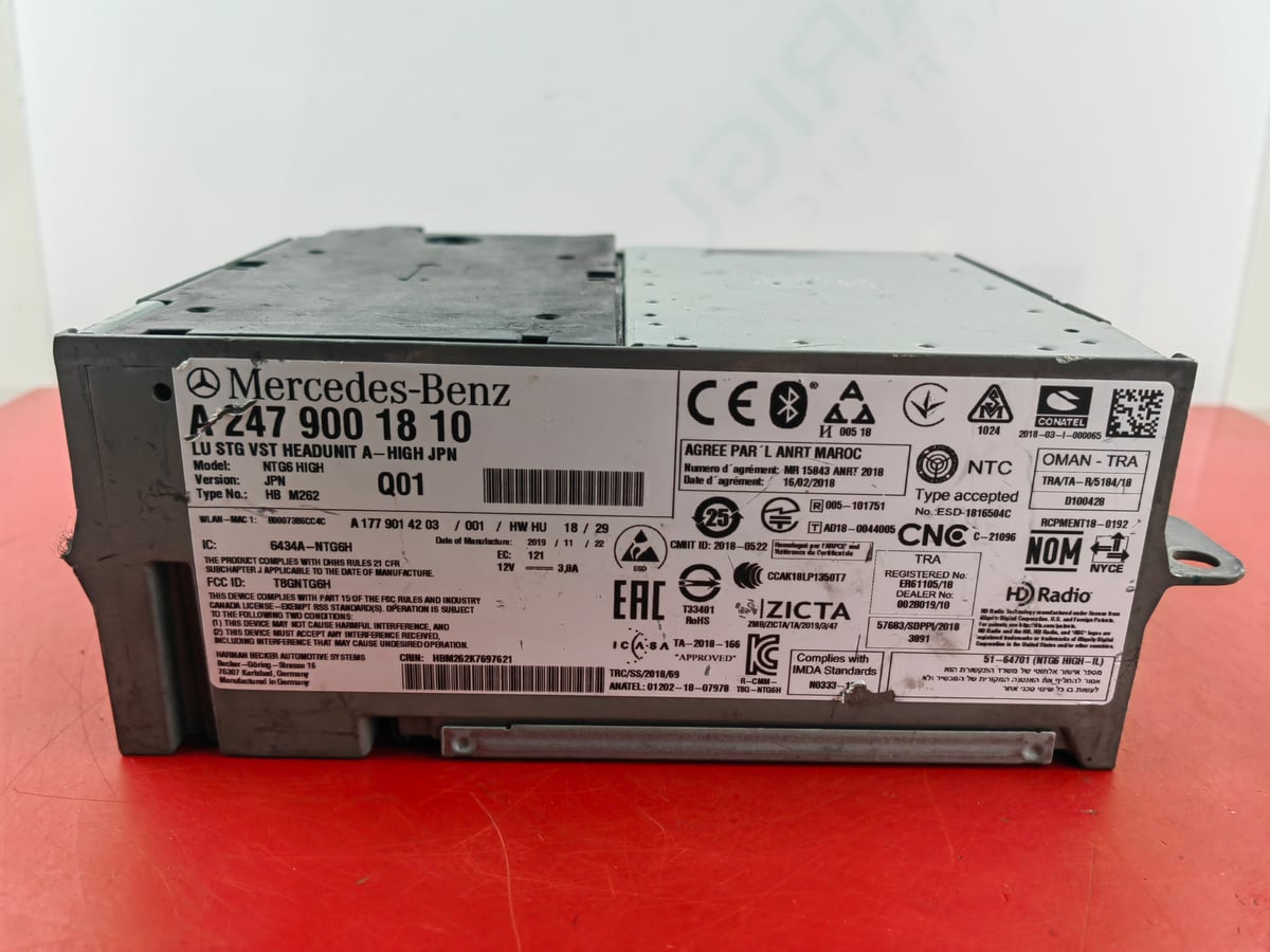 Mercedes-Benz B W247 Nawigacja A2479001810 (1) uszkodzony
