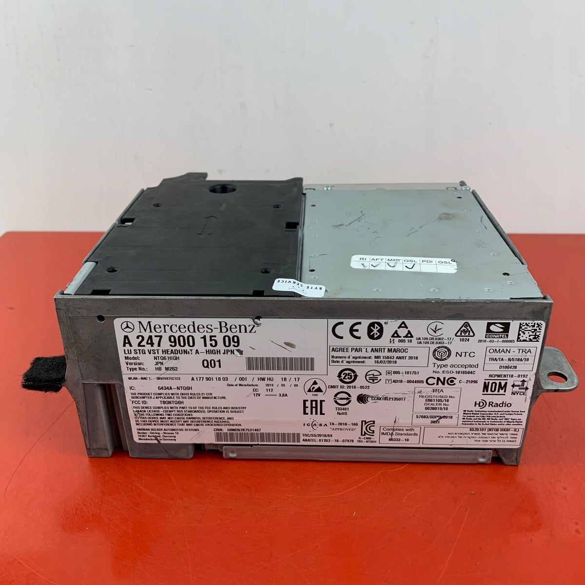 Mercedes-Benz W247 Nawigacja Multimedia NTG6 High JPN A2479001509