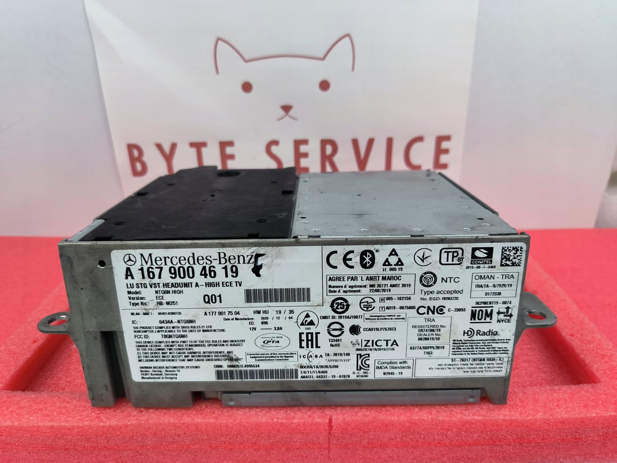 Mercedes-Benz Nawigacja Multimedia NTG6 HIGH ECE TV A1679004619