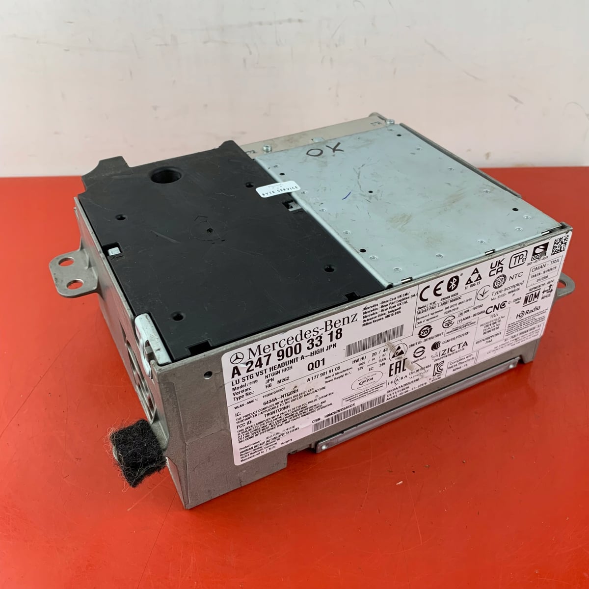 Mercedes-Benz W247 Nawigacja Multimedia NTG6 High JPN A2479003318