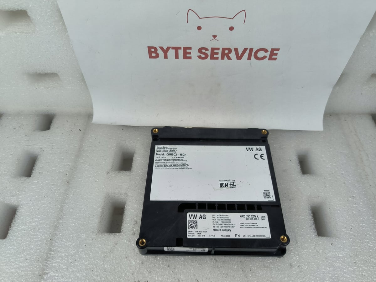 VW AG AUDI STEROWNIK WZYWANIA POMOCY SOS CON-BOX 4K2035285K